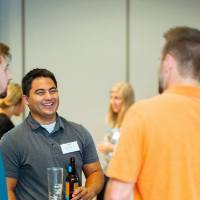 Guests at the Engineering Design Project Preview Event